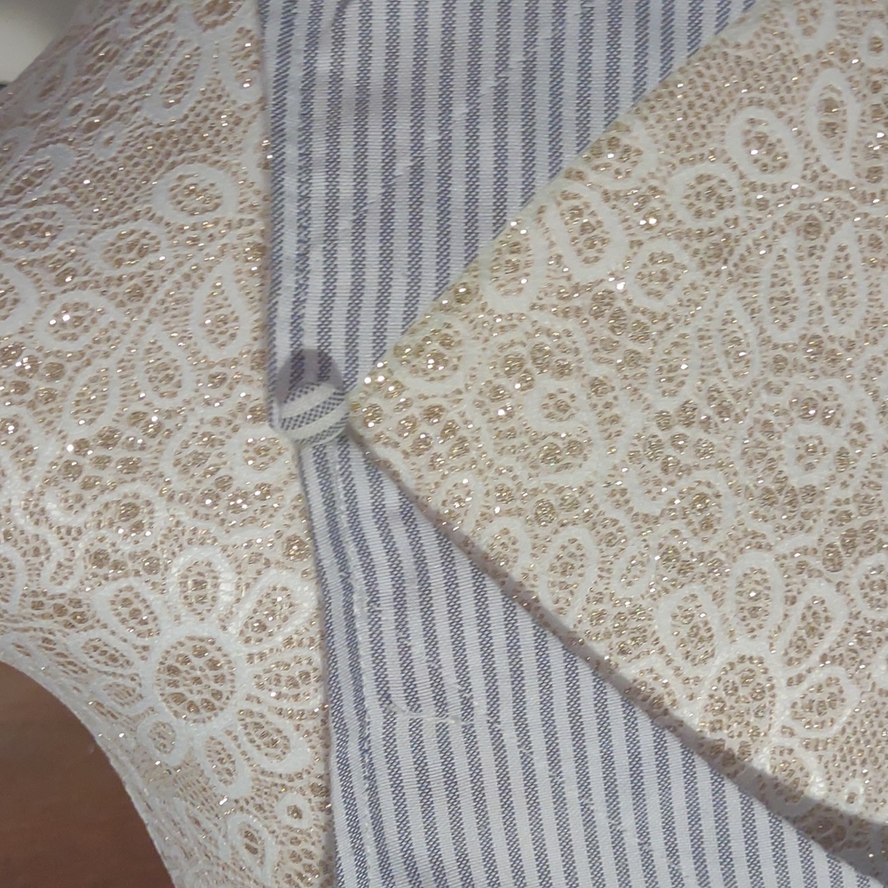 Lucca Couture blue and white dress. Size 10. NWT - Picture 9 of 14